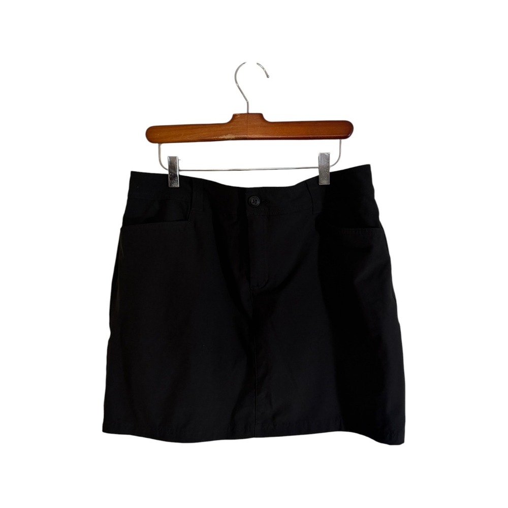 Eddie Bauer Skort Black 12 Womens Hiking Outdoor Activewear Casual Lightweight